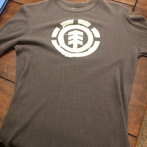 ELEMENT long sleeve charcoal shirt